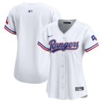 Texas Rangers Nike Women's Home Limited Jersey - White - 49Native