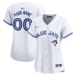 Toronto Blue Jays Nike Women's Home Limited Custom Jersey - White - 49Native