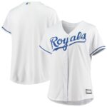 Kansas City Royals Women's Plus Size Home Replica Team Jersey - White - 49Native