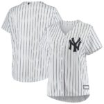 New York Yankees Women's Plus Size Sanitized Replica Team Jersey - White - 49Native