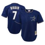 Craig Biggio Houston Astros Mitchell & Ness Youth Cooperstown Collection Mesh Batting Practice Jersey - Navy - 49Native
