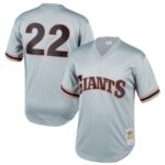 Will Clark San Francisco Giants Mitchell & Ness Youth Cooperstown Collection Mesh Batting Practice Jersey - Gray - 49Native