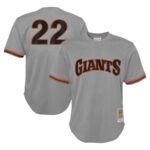 Will Clark San Francisco Giants Mitchell & Ness Youth Cooperstown Collection Mesh Batting Practice Jersey - Gray - 49Native