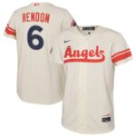 Anthony Rendon Los Angeles Angels Nike Youth City Connect Replica Player Jersey - Cream - 49Native