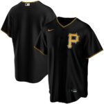 Pittsburgh Pirates Nike Youth Alternate Replica Team Jersey - Black - 49Native
