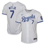 Bobby Witt Jr. Kansas City Royals Nike Youth Home Limited Player Jersey - White - 49Native