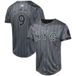Brandon Nimmo New York Mets Nike Youth 2024 City Connect Limited Player Jersey - Graphite - 49Native