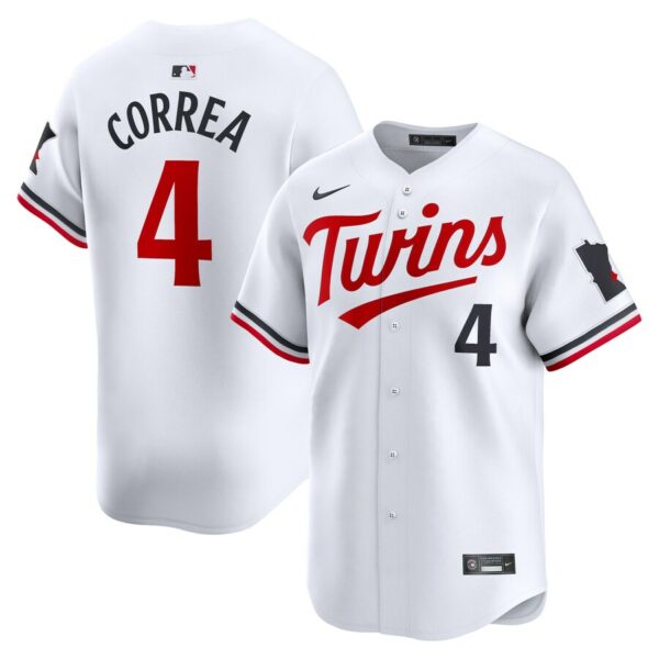 Carlos Correa Minnesota Twins Nike Youth Home Limited Player Jersey - White - 49Native