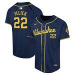 Christian Yelich Milwaukee Brewers Nike Youth Alternate Limited Player Jersey - Navy - 49Native