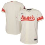Los Angeles Angels Nike Youth City Connect Replica Team Jersey - Cream - 49Native