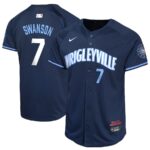 Dansby Swanson Chicago Cubs Nike Youth City Connect Limited Player Jersey - Navy - 49Native