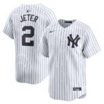 Derek Jeter New York Yankees Nike Youth Home Limited Player Jersey - White - 49Native