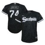 Eloy Jimenez Chicago White Sox Nike Youth City Connect Replica Player Jersey - Black - 49Native