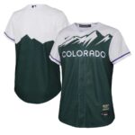 Colorado Rockies Nike Youth City Connect Replica Team Jersey - Green - 49Native
