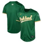 Oakland Athletics Nike Youth Alternate Limited Jersey - Green - 49Native