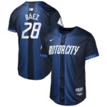 Javier Baez Detroit Tigers Nike Youth 2024 City Connect Limited Jersey - Navy - 49Native