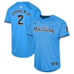 Jazz Chisholm Jr. Miami Marlins Nike Youth Alternate Limited Player Jersey - Blue - 49Native