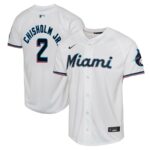 Jazz Chisholm Miami Marlins Nike Youth Home Limited Player Jersey - White - 49Native
