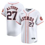 Jose Altuve Houston Astros Nike Youth Home Limited Player Jersey - White - 49Native
