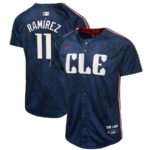Youth Cleveland Guardians Jose Ramirez Nike Navy 2024 City Connect Limited Jersey - 49Native
