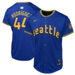Julio Rodríguez Seattle Mariners Nike Youth City Connect Limited Player Jersey - Navy - 49Native