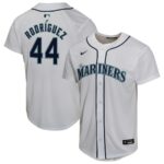 Julio Rodríguez Seattle Mariners Nike Youth Home Game Player Jersey - White - 49Native