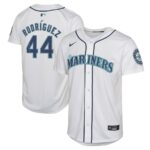 Julio Rodríguez Seattle Mariners Nike Youth Home Limited Player Jersey - White - 49Native