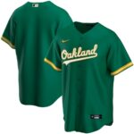 Oakland Athletics Nike Youth Alternate Replica Team Jersey - Kelly Green - 49Native