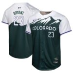 Kris Bryant Colorado Rockies Nike Youth City Connect Limited Player Jersey - Green - 49Native
