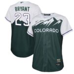 Kris Bryant Colorado Rockies Nike Youth City Connect Replica Player Jersey - Green - 49Native