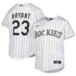 Kris Bryant Colorado Rockies Nike Youth Alternate Replica Player Jersey - White - 49Native