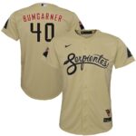 Madison Bumgarner Arizona Diamondbacks Nike Youth City Connect Replica Player Jersey - Sand - 49Native