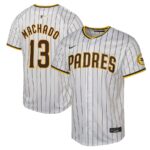 Manny Machado San Diego Padres Nike Youth Home Limited Player Jersey - White - 49Native