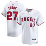 Mike Trout Los Angeles Angels Nike Youth Home Limited Player Jersey - White - 49Native