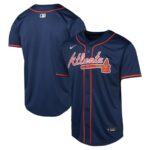 Atlanta Braves Nike Youth Alternate Limited Jersey - Navy - 49Native