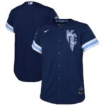 Kansas City Royals Nike Youth City Connect Replica Jersey - Navy - 49Native