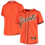 San Francisco Giants Nike Youth Alternate Replica Jersey - Orange - 49Native