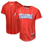 Miami Marlins Nike Youth City Connect Limited Jersey - Red - 49Native