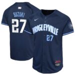 Seiya Suzuki Chicago Cubs Nike Youth City Connect Limited Player Jersey - Navy - 49Native
