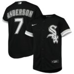 Tim Anderson Chicago White Sox Nike Youth Alternate Replica Player Jersey - Black - 49Native