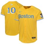 Trevor Story Boston Red Sox Nike Youth City Connect Limited Player Jersey - Gold - 49Native
