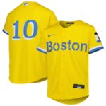 Trevor Story Boston Red Sox Nike Youth City Connect Replica Player Jersey - Gold - 49Native