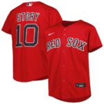 Trevor Story Boston Red Sox Nike Youth Alternate Replica Player Jersey - Red - 49Native