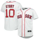 Trevor Story Boston Red Sox Nike Youth Alternate Replica Player Jersey - White - 49Native