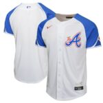 Atlanta Braves Nike Youth City Connect Limited Jersey - White - 49Native
