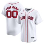 Boston Red Sox Nike Youth Home Limited Custom Jersey - White - 49Native