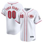 Cincinnati Reds Nike Youth Home Limited Custom Jersey - White - 49Native