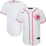 Cincinnati Reds Nike Youth Home Replica Team Jersey - White - 49Native