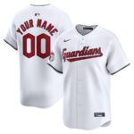Cleveland Guardians Nike Youth Home Limited Custom Jersey - White - 49Native