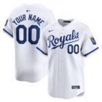 Kansas City Royals Nike Youth Home Limited Custom Jersey - White - 49Native